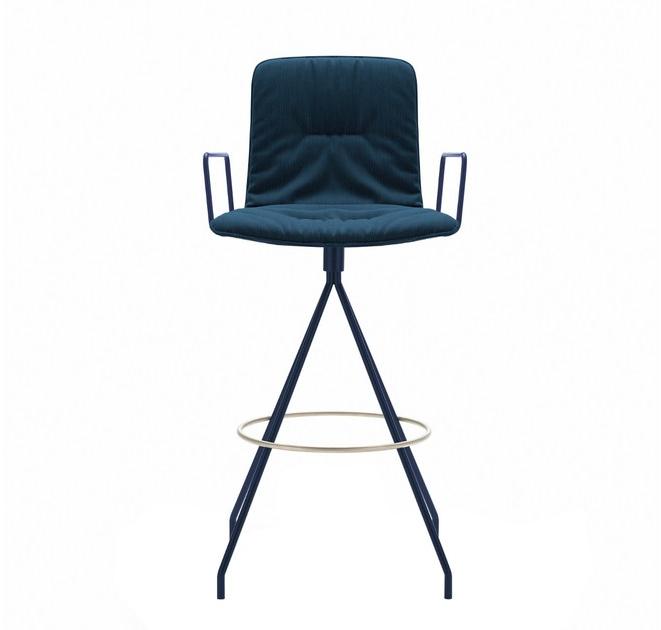 Viccarbe Табурет из ткани с подставкой для ног Klip sun-id-1478171 - Вид №1