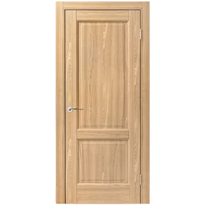 Дверь межкомнатная глухая Эгли 2 60x210 см полипропилен цвет натуральный с замком и петлями