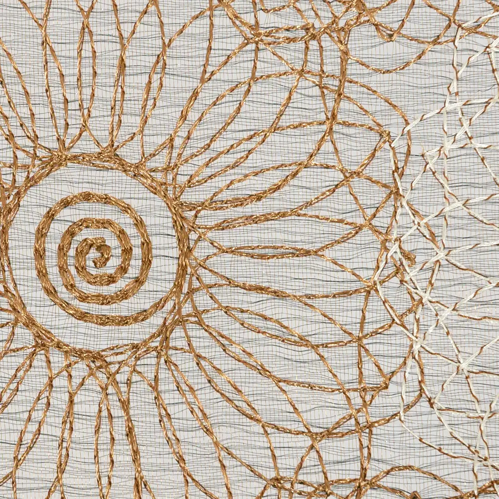 Тюль на ленте «Одуванчик», 150х270 см, орнамент, цвет коричневый ТОРГОВЫЙ ДОМ ТЕКСТИЛЬ STLM-2009888 - Вид №3