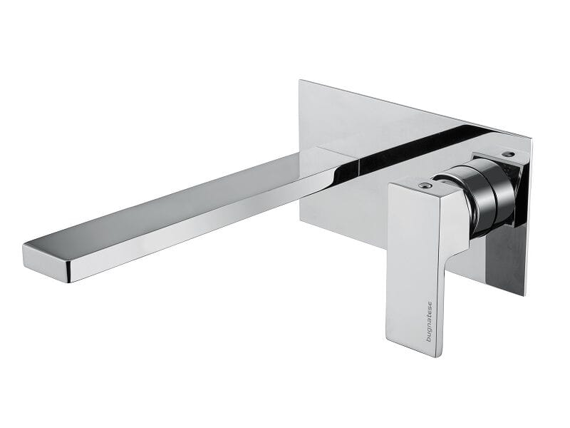 Настенный однорычажный смеситель для раковины с пластиной Bugnatese Tetris ARCH-00080978 - Вид №1