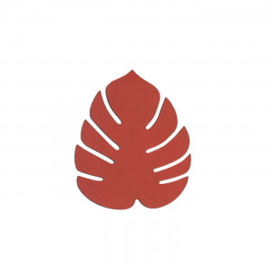 990086 NUPO sienna подстаканник лист монстеры 14х12 см, толщина 1,6мм;LIND DNA