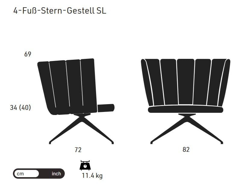 Вращающееся кресло KFF ARCH-00138612 - Вид №11