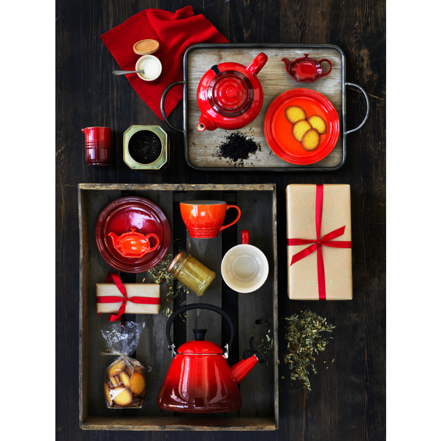 Подставка для чайных пакетиков Le Creuset, каменная керамика, оранжевая 91034607090099 - Вид №1