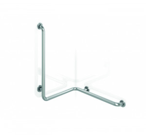 GW11 20 03 00 Genwec Настенная стенка 3-х рычажная, стальная белая, левая