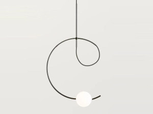 Стеклянный светодиодный подвесной светильник