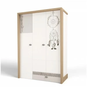 Шкаф угловой ABC-KING , гармошка MIX Ловец снов правый