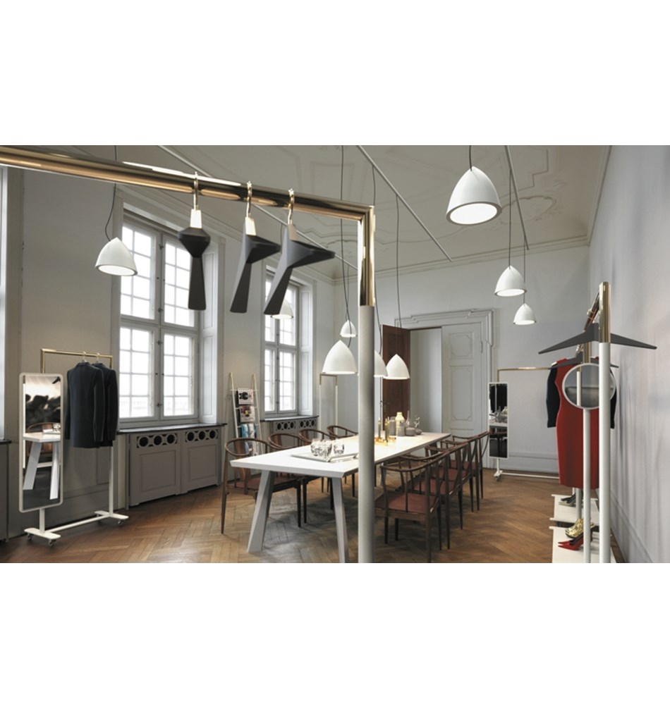 FROST БУКТО Лестница » белый / золотой Сталь / нержавеющая сталь Белое золото U6009-GW  - Вид №3