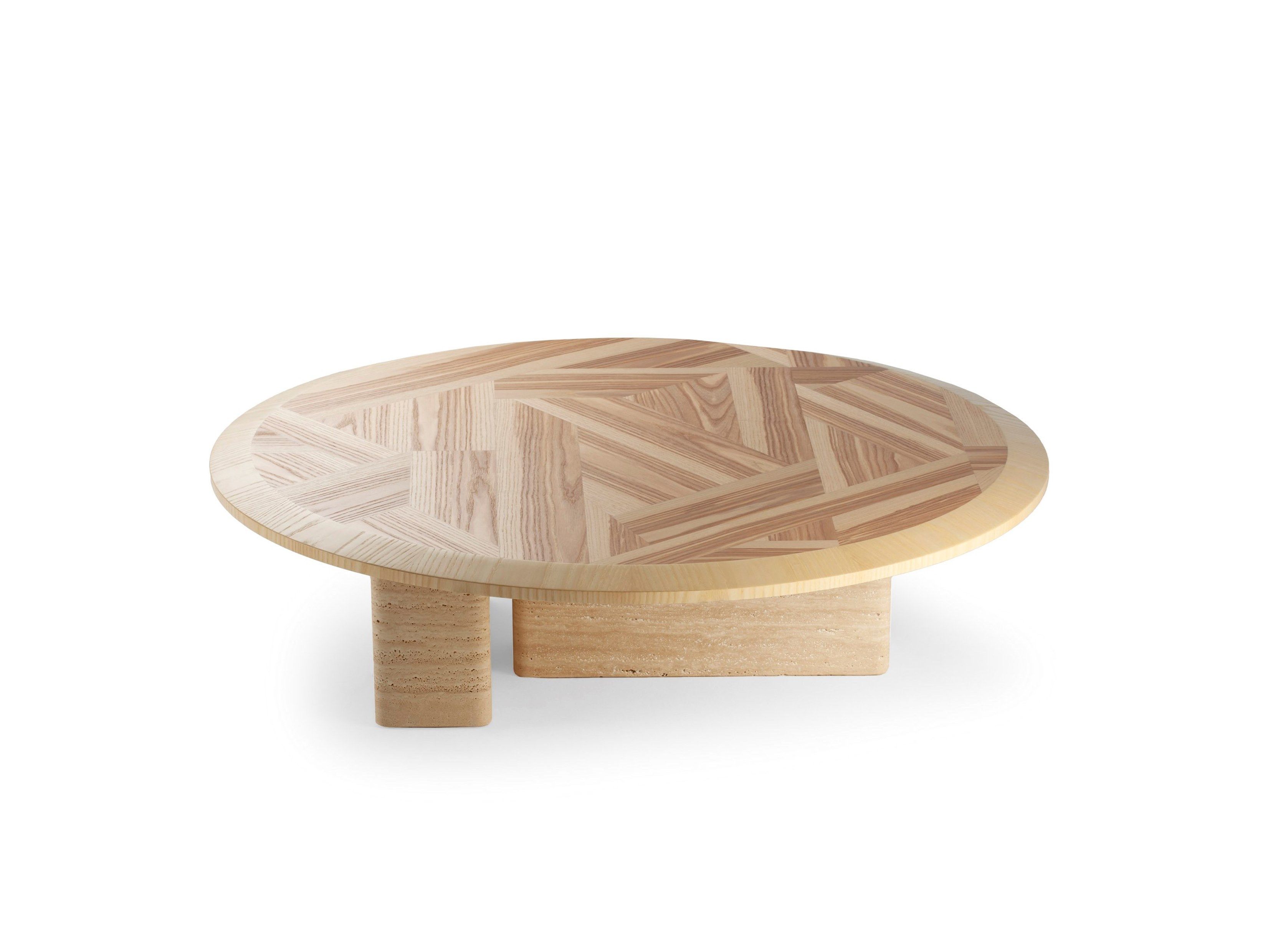 Набор журнальных столиков из ясеня и травертина DOOQ L'anamour ARCH-00064764 - Вид №8