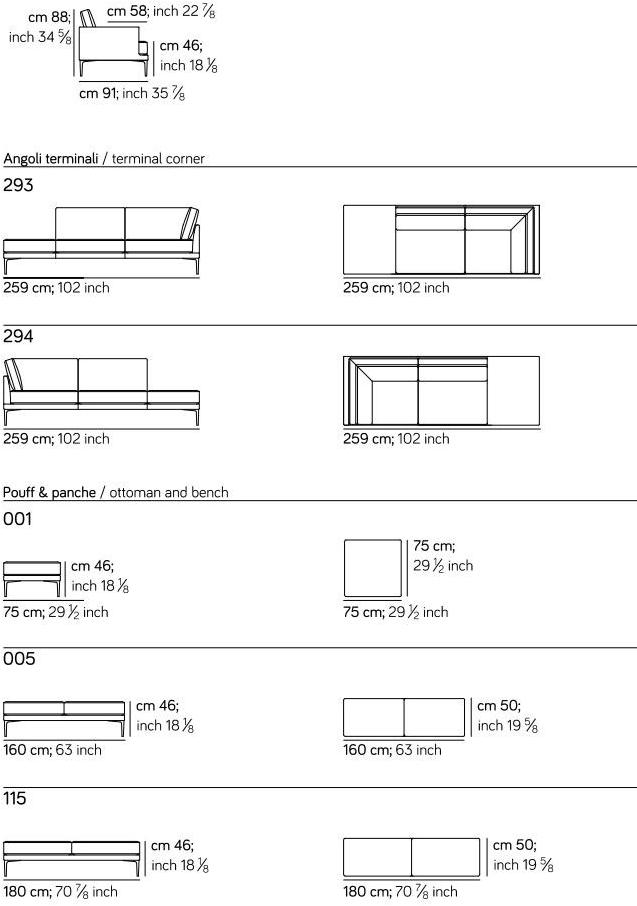 2-х местный кожаный диван Segno Am008.030 Santreyd - Вид №8