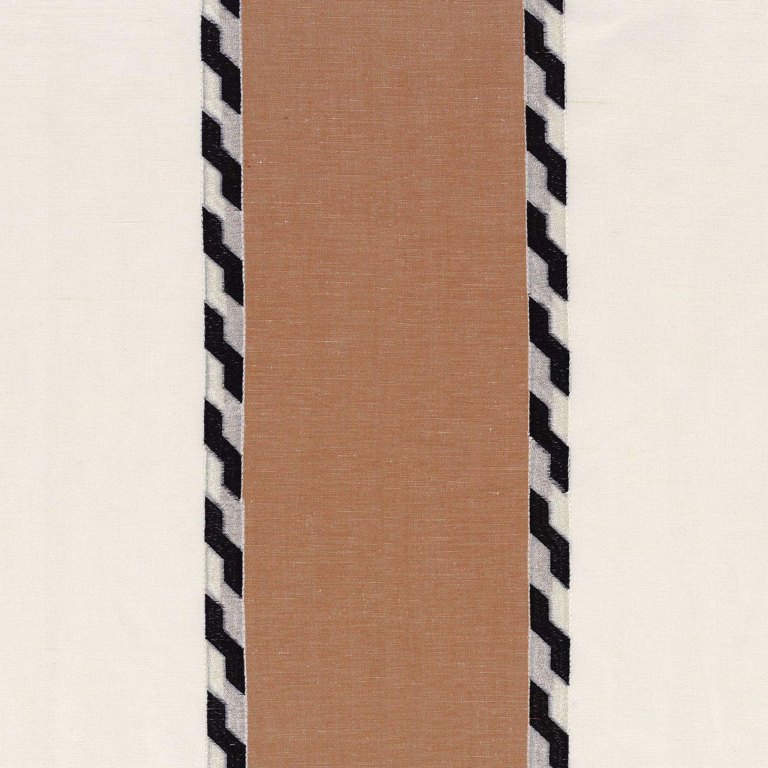 Полосатая вышитая ткань Casamance Symbiose ARCH-00099441