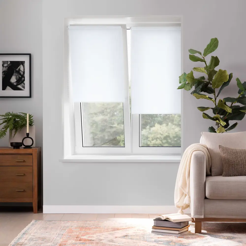 Штора рулонная KREAFORTA Ока 70x160 см белая STLM-2048784 - Вид №8