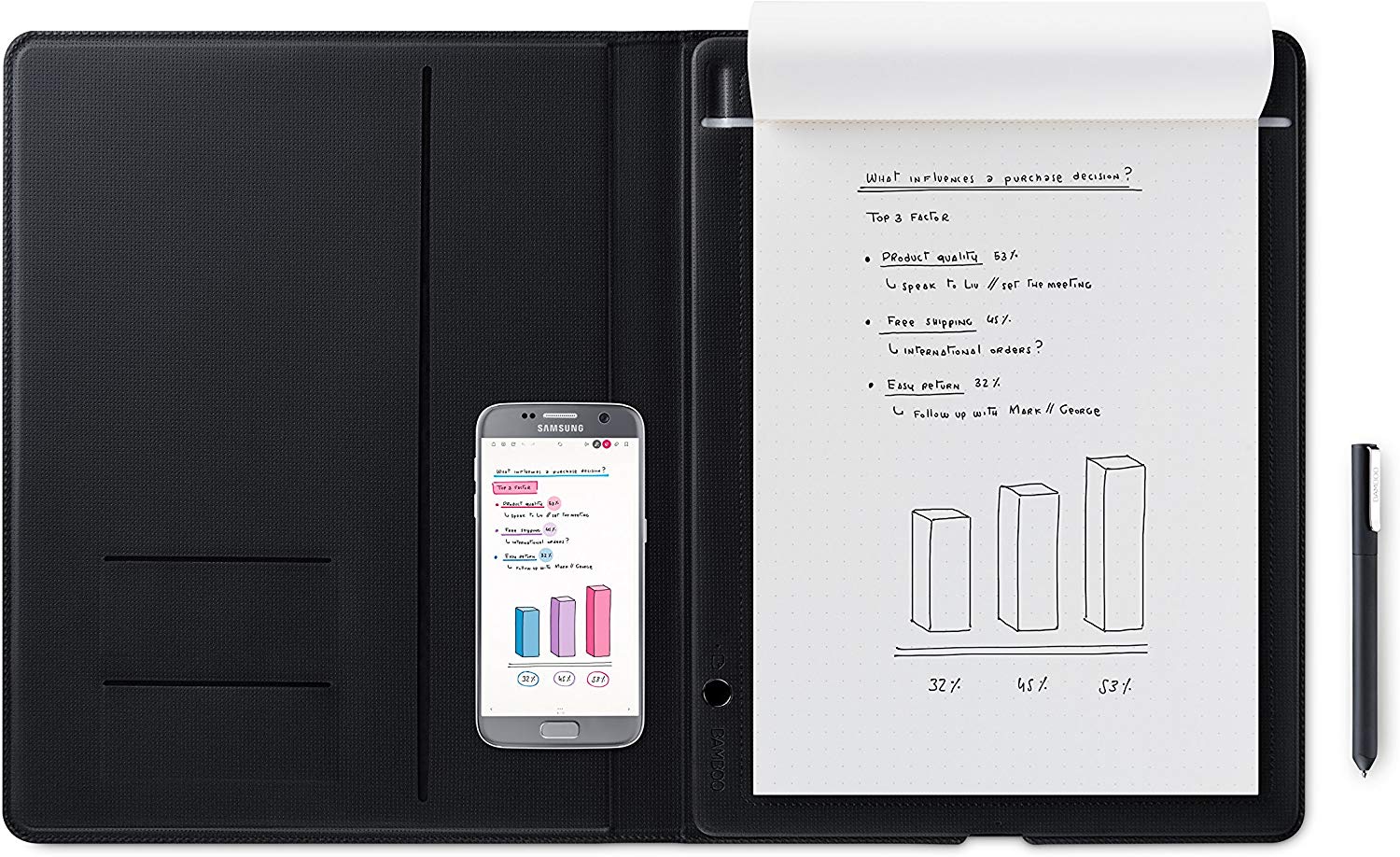 CDS-810G Bamboo folio large Wacom Santreyd  - Вид №2