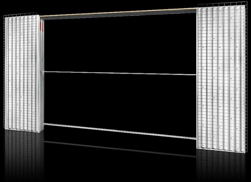 FIBROTUBI Рама стойки для параллельной раздвижной двери Orchidea sun-id-1503756 - Вид №4