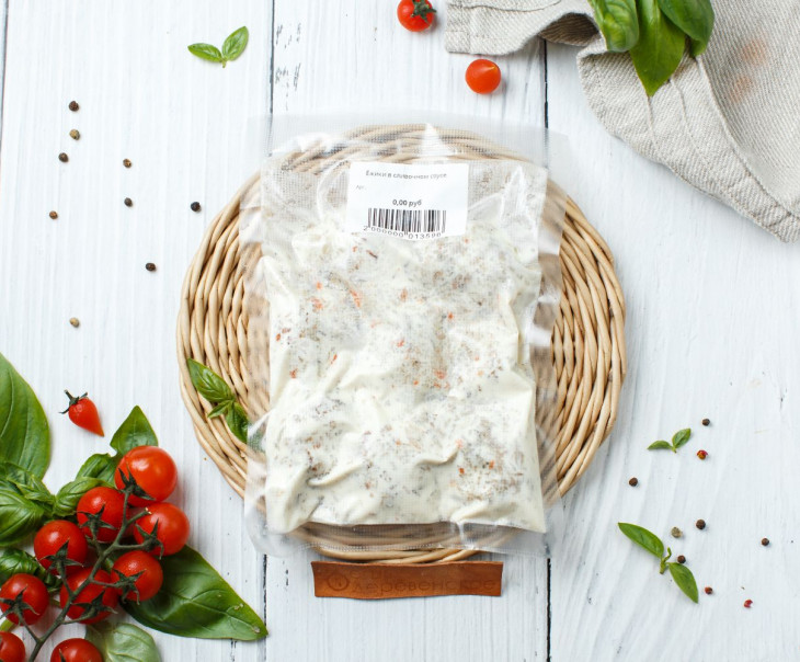 6757 Куриные ёжики в сливочном соусе (су-вид) Вкусляндия  - Вид №2