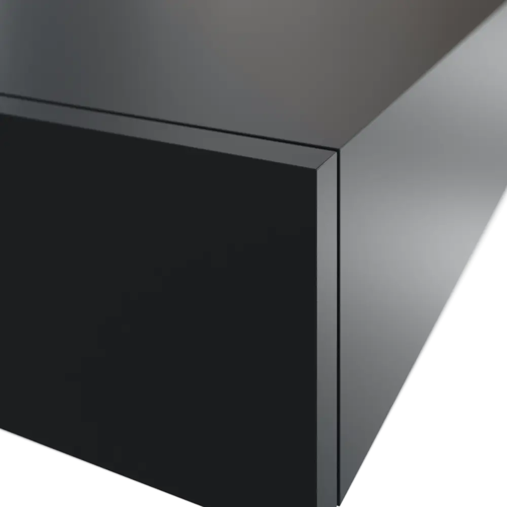 Полка мебельная Spaceo Paris 40x25x8 см МДФ цвет чёрный 82877511 STLM-2102598  - Вид №4
