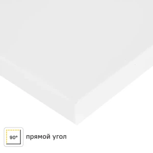 Столешница Сноу 120x60x2 см искусственный камень цвет белый 84168258 STLM-2192476