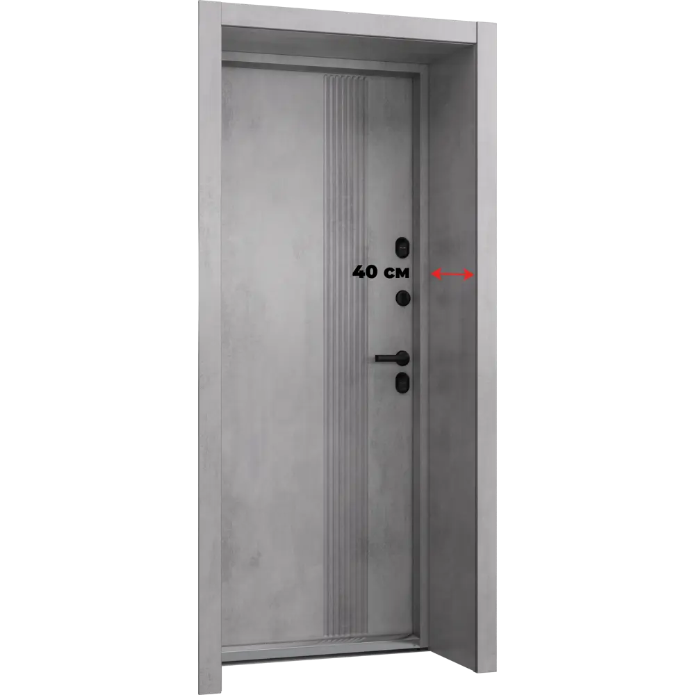Входная дверь металлическая Антарктик 88x205 см левая бетон 89437222 STLM-2166106 TOREX  - Вид №15