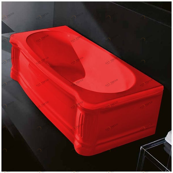 Ванна Gruppo treesse New Classic VTL-V6771-SX-K красная прямоугольная левая VTLV6771SXK