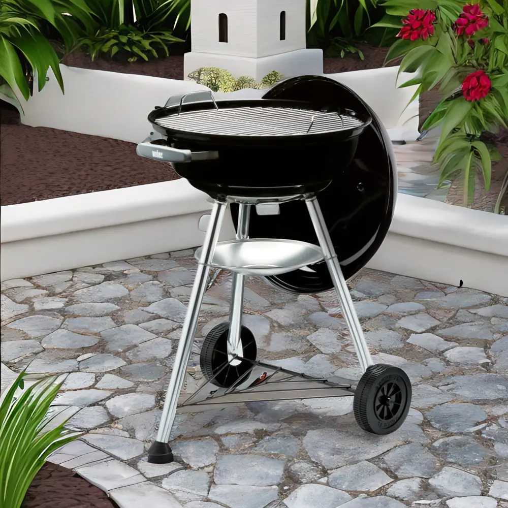 Гриль угольный Weber Compact Kettle 47x47x94 см STLM-2049985 - Вид №8