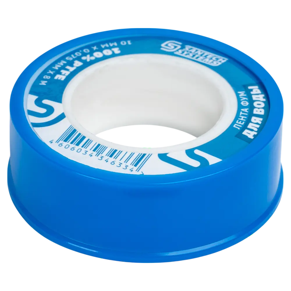 Лента-фум для воды 10x0.075 мм 8 м PTFE Santreyd STLM-2060070
