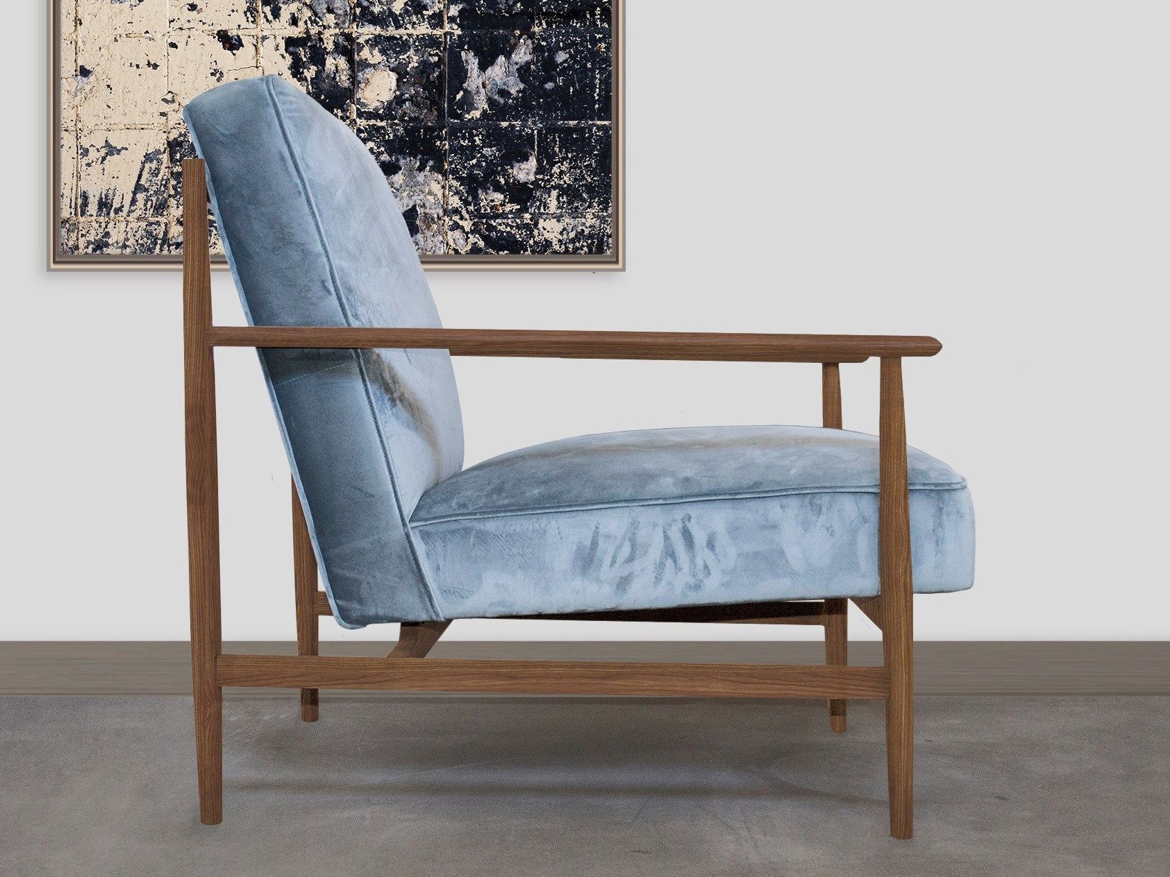 Тканевое кресло с подлокотниками mg12 ARCH-00094806 - Вид №2