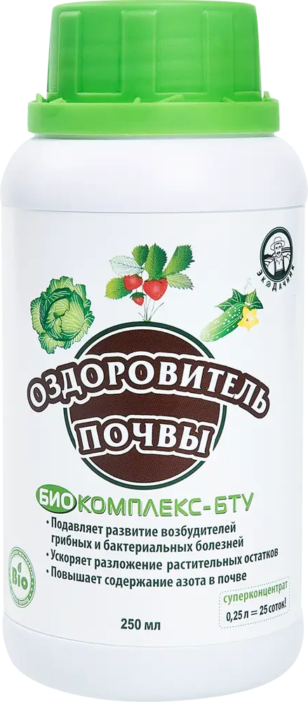 Экодачник Био Комплекс БТУ - оздоровление и питание почвы 250 мл 86481302
