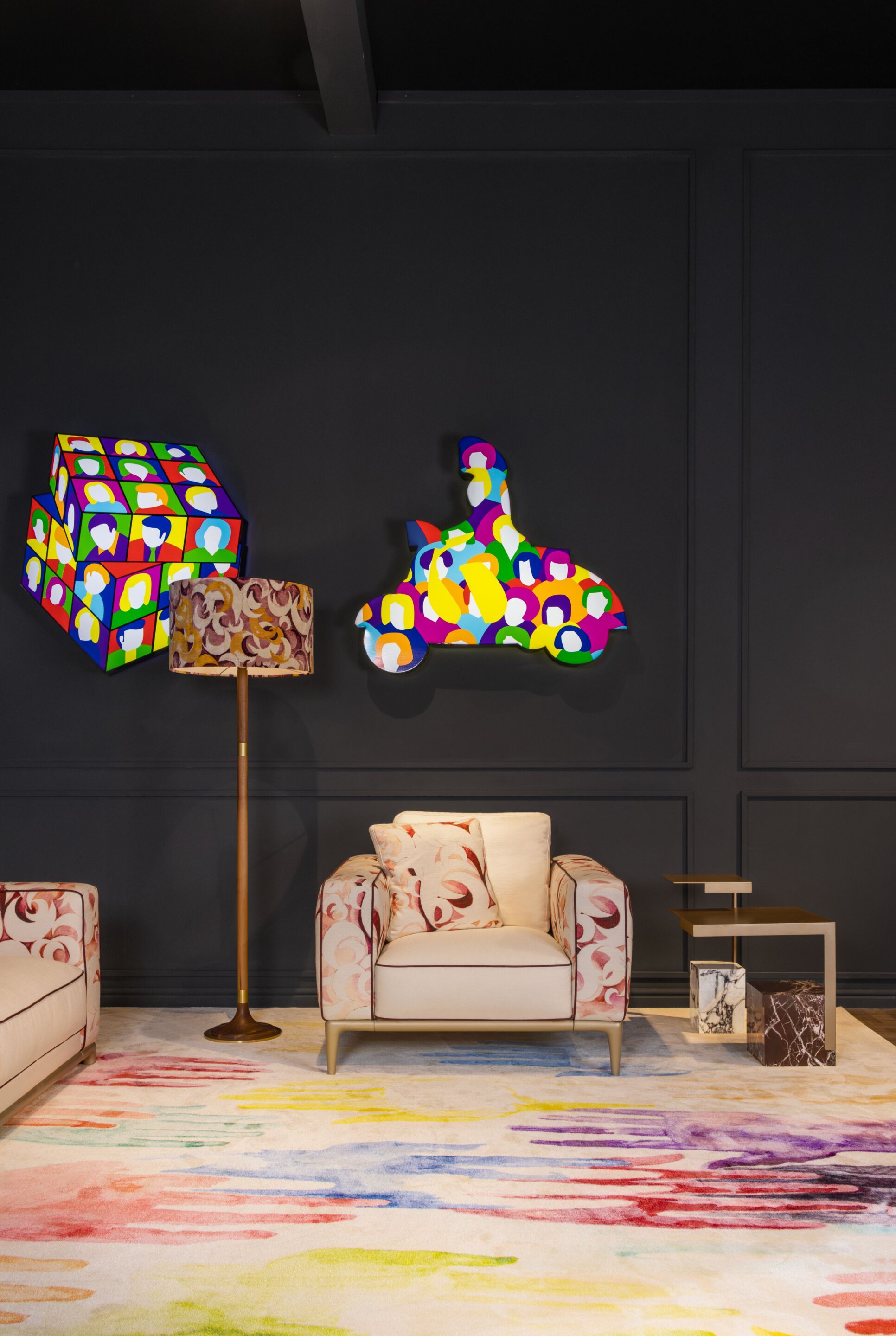 Тканевое кресло с подлокотниками Formitalia Moon ARCH-00118836 - Вид №1