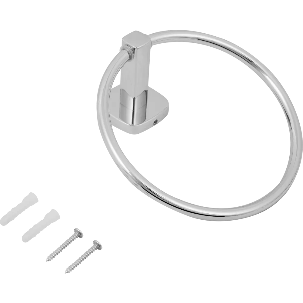 Держатель для полотенец Swensa Аквадекор Eller кольцо цвет хром STLM-2184207 - Вид №4