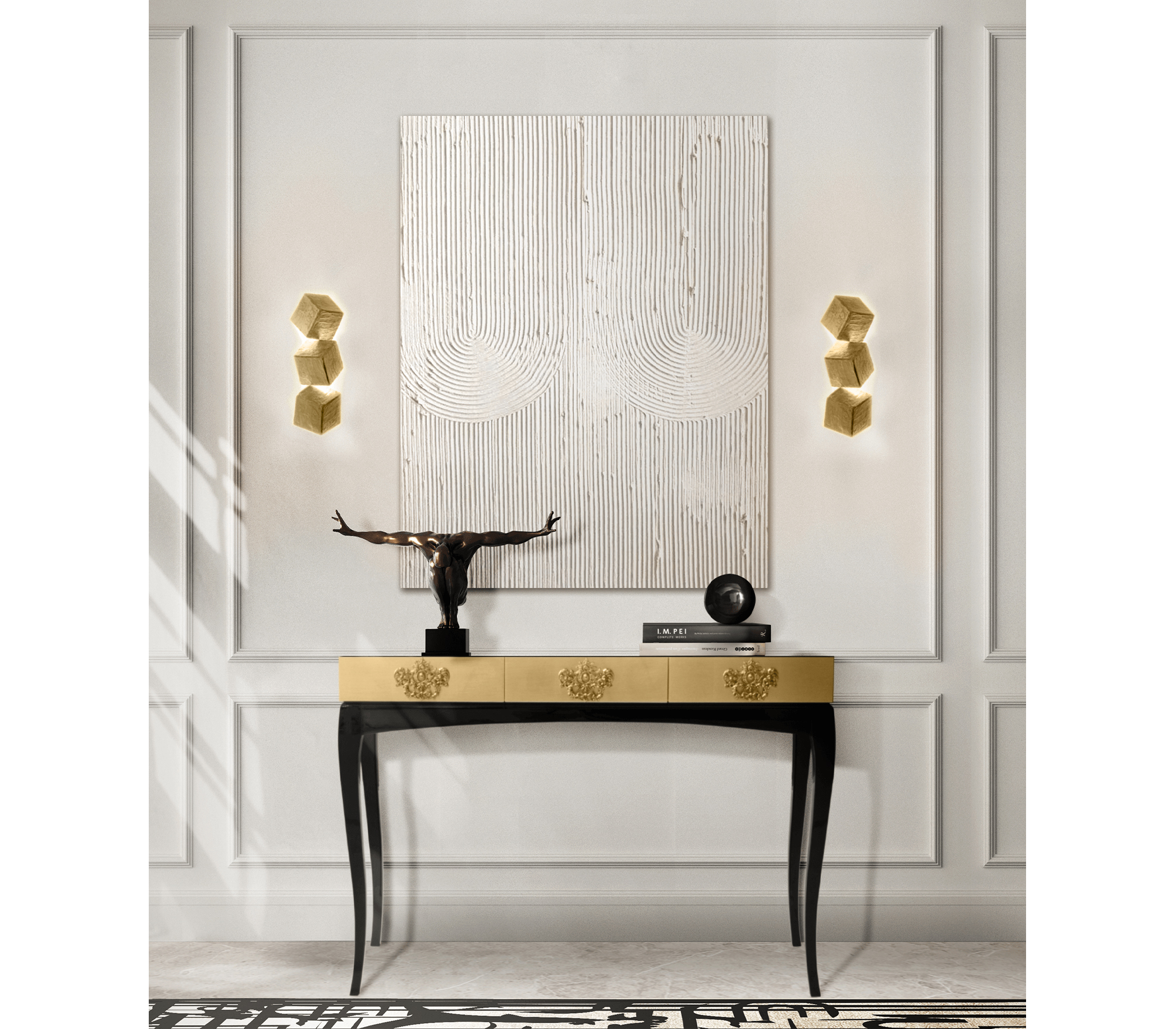 0-085 Золотая консоль Trinity  Boca Do Lobo  - Вид №8