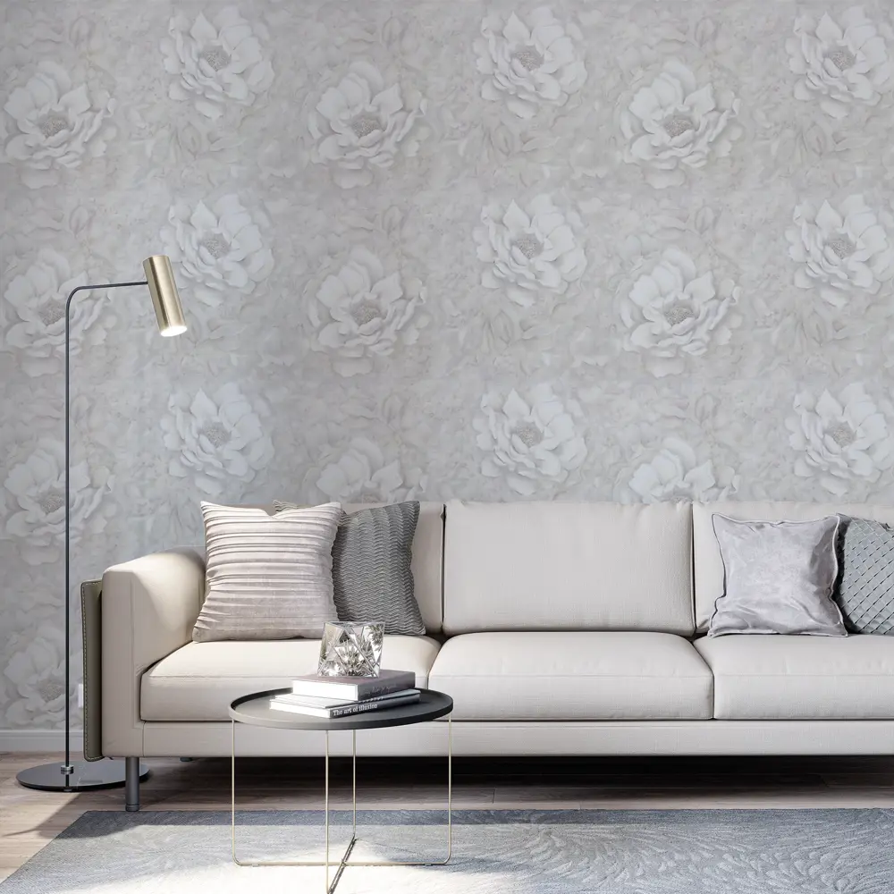 Флизелиновые обои Palitra Life Valencia в нежном бежевом тоне 89373855 STLM-1457466 - Вид №3