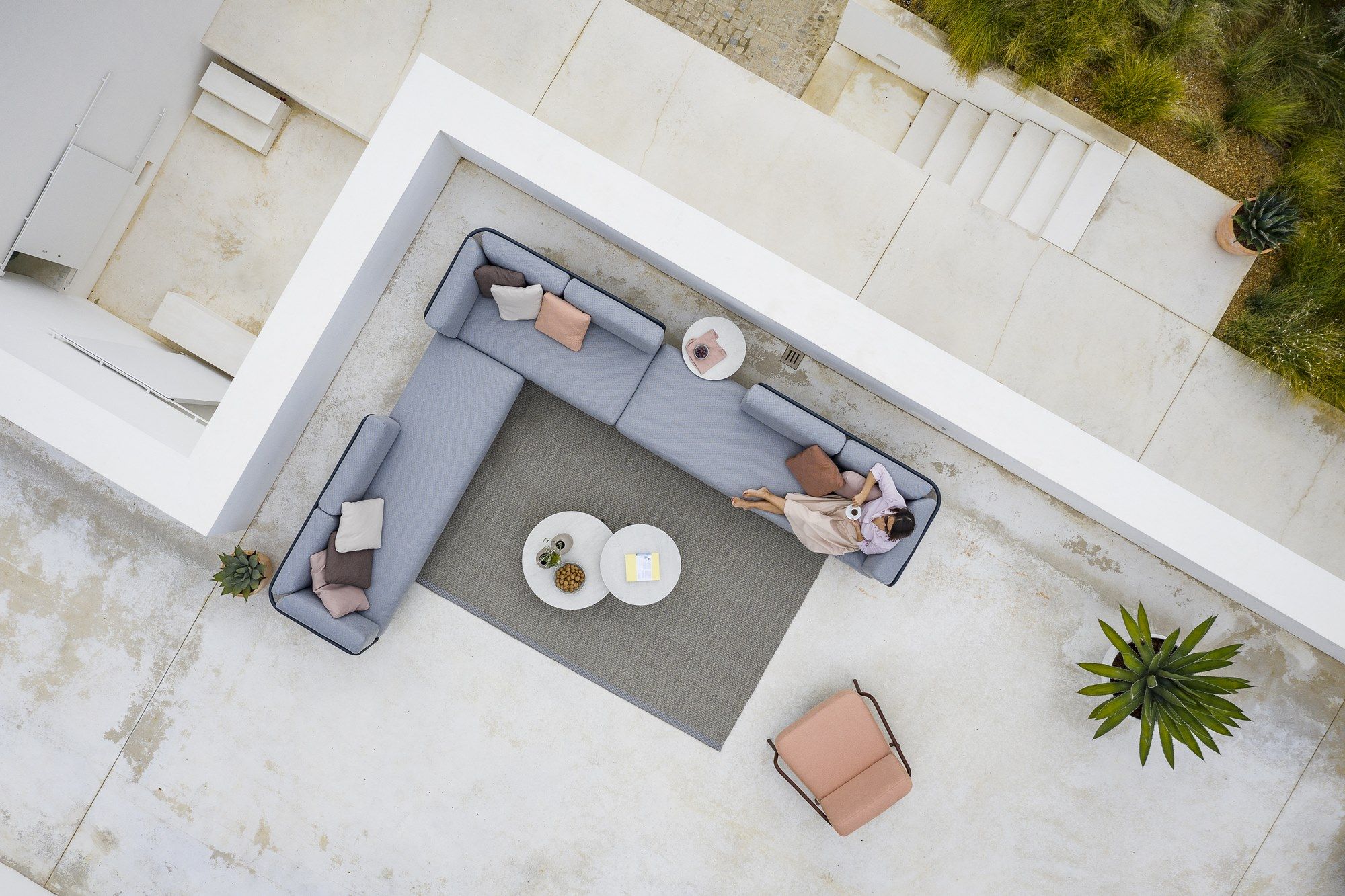 Тканевый модульный садовый диван Todus Baza ARCH-00073566 - Вид №16