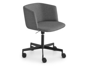 Регулируемая высота ткани поворотный стул с колесами