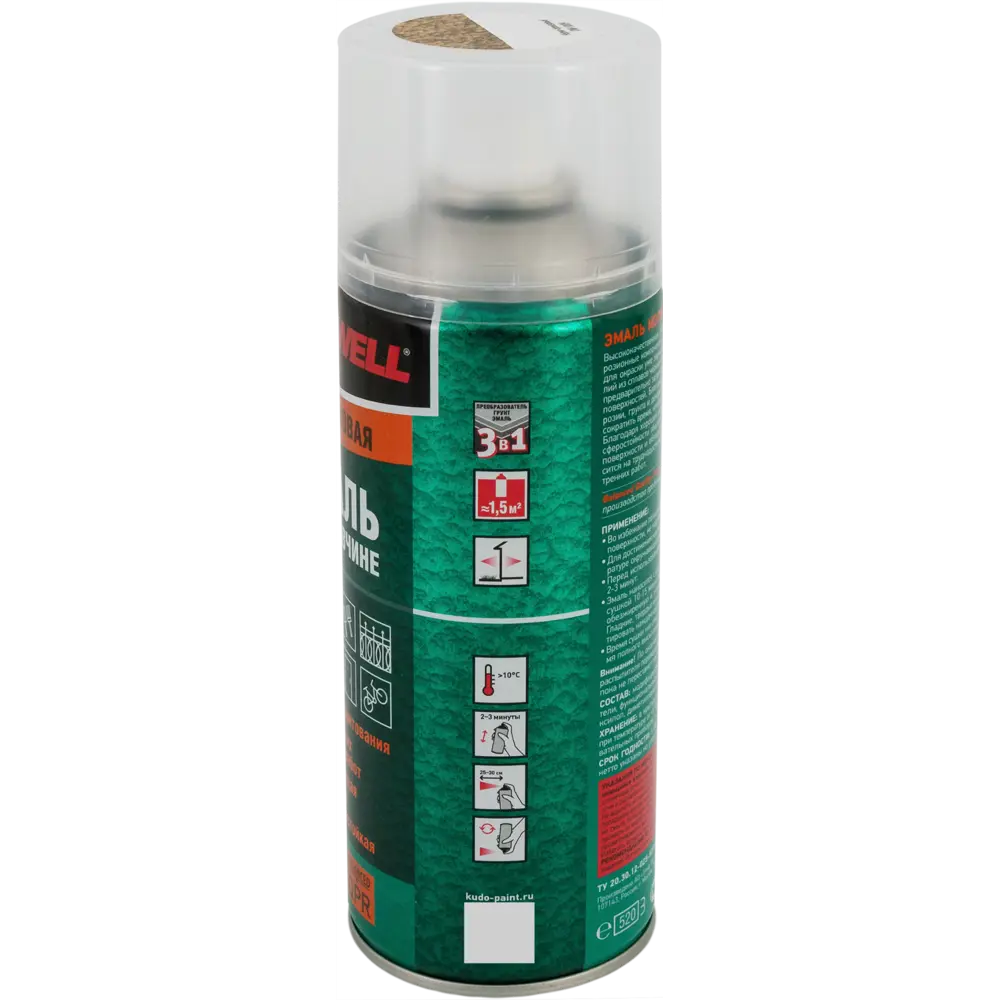 Эмаль по ржавчине Donewell цвет чёрно-бронзовый 0.52 л KUDO STLM-2070206 - Вид №2