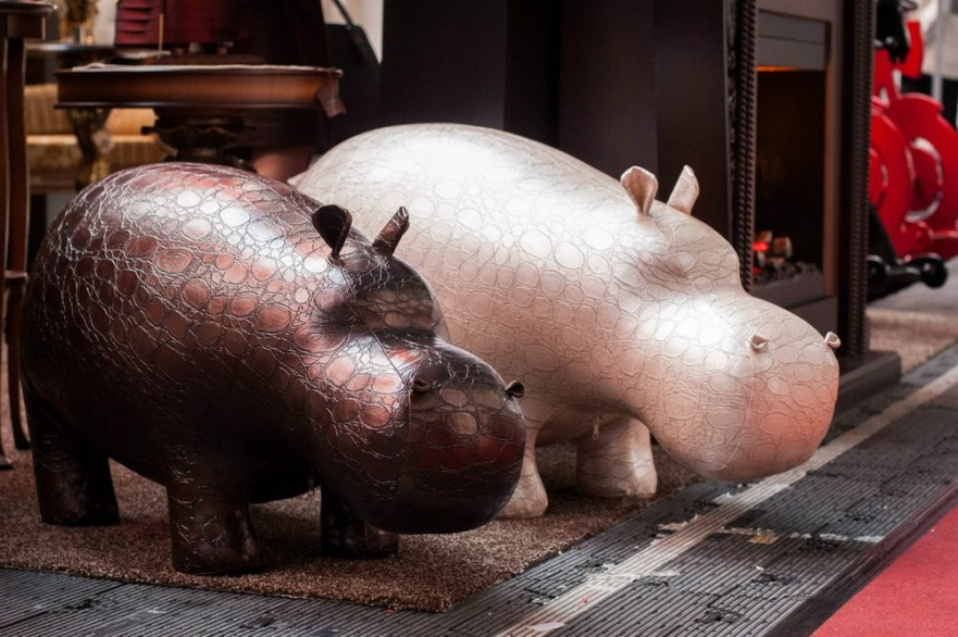 Пуфик "Бегемот" кайман темно-коричневый 97 см EUROSON БЕГЕМОТ, ЖИВОТНЫЕ 125920 Коричневый  - Вид №1