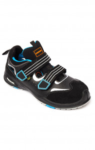 5031727 Полуботинки ПЕЦЦОЛЬ ФОРМУЛА 3 с перфорацией c композитным подноском и проколозащитной прокладкой черно-синие  Летняя обувь размер 36