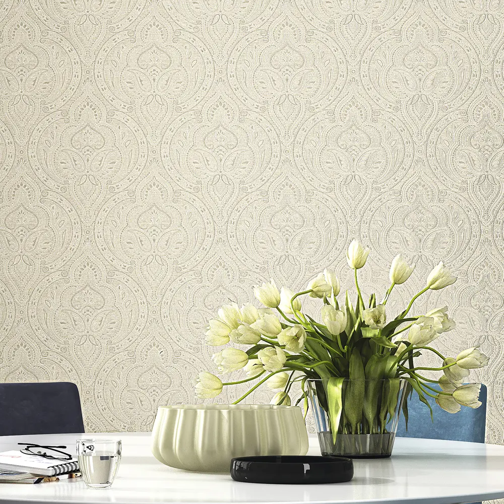 Обои флизелиновые Rasch Chatelaine II бежевые 1.06 м RA RA 955224 STLM-2016879 - Вид №2