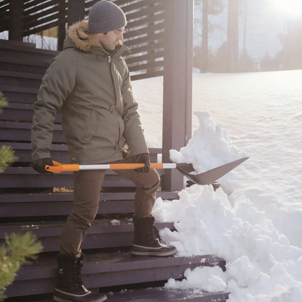 Набор лопата Snowxpert и метла Fiskars 133 см, алюминий STLM-2154391 - Вид №8