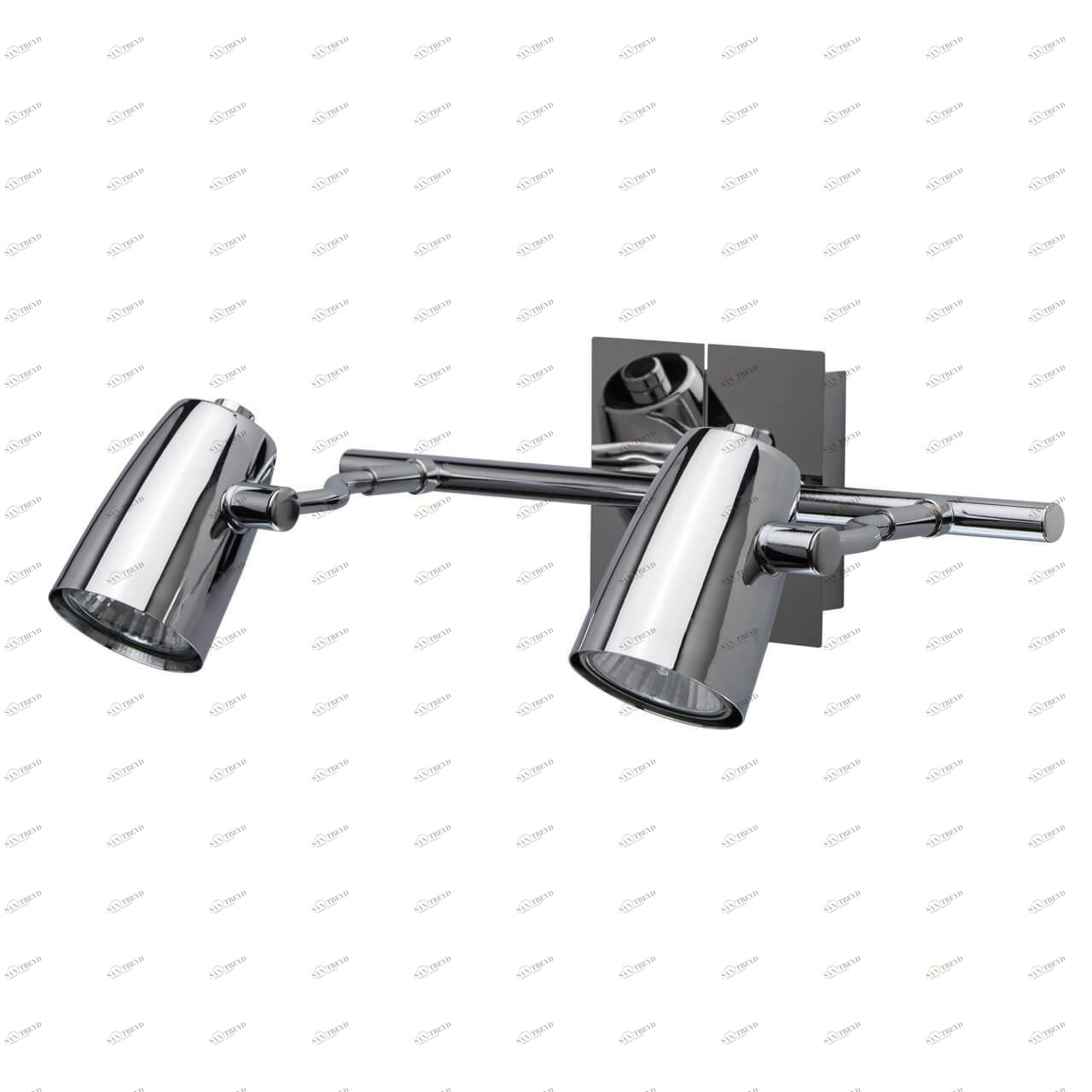 Спот настенный галогеновый на 2 лампы хром "Алгол 5" 506021902 DE MARKT АЛГОЛ 00-3927127 Хром 