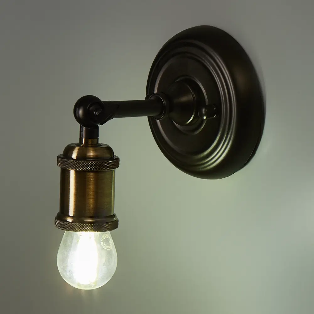 Настенный светильник KREAFORTA Hatanga цвет черный STLM-2022994 - Вид №1