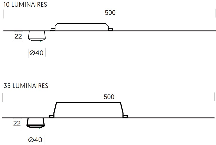 ONOK Lighting Потолочный линейный осветительный профиль для светодиодных модулей Modules sun-id-1504856 - Вид №2
