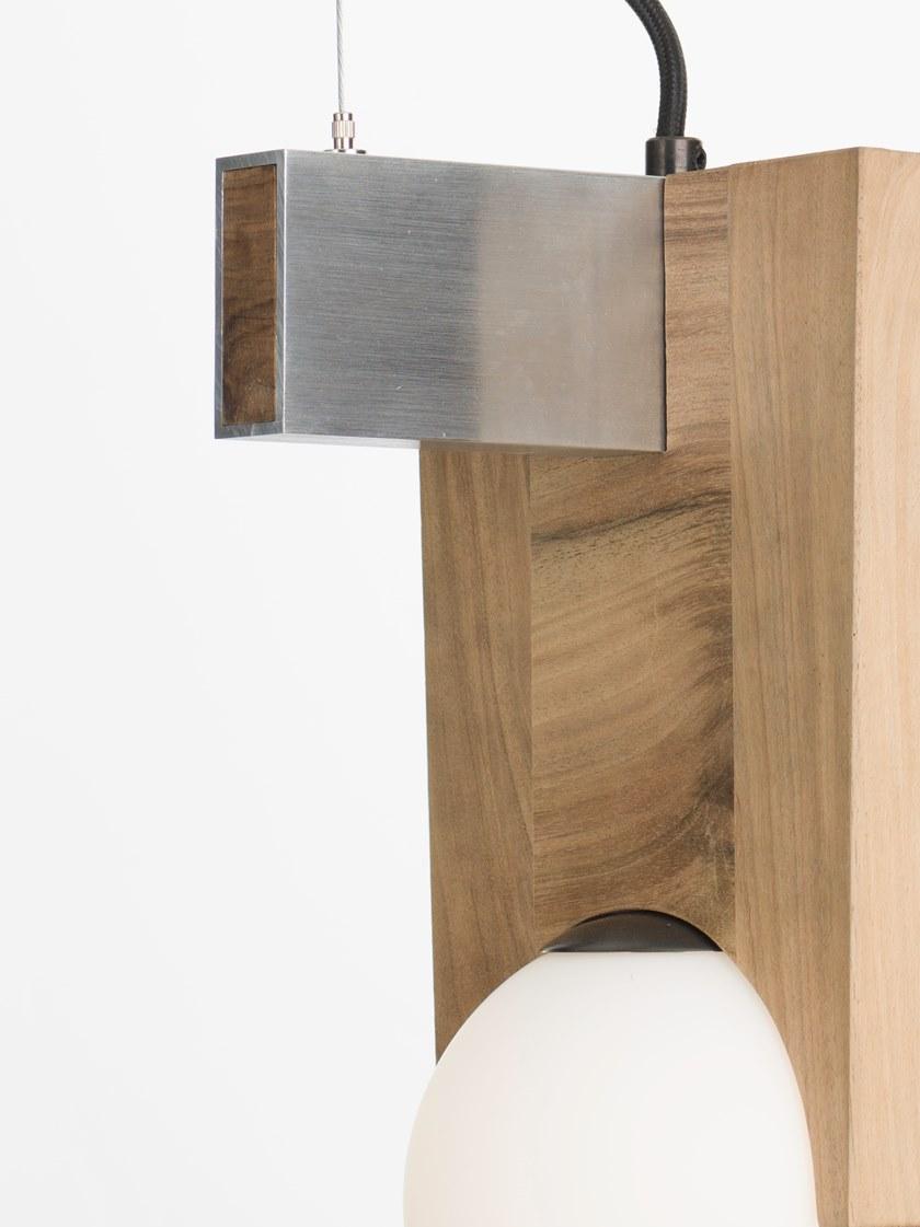 Pascal & Philippe Подвесной светильник со структурой из дерева и алюминия Juliette sun-id-1418995 - Вид №3