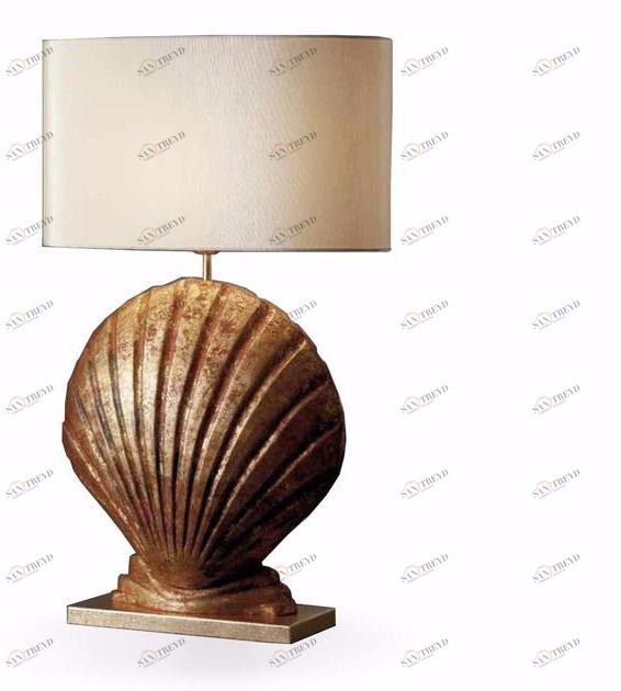 MARIONI Настольная керамическая лампа прямого света Shell sun-id-1391558