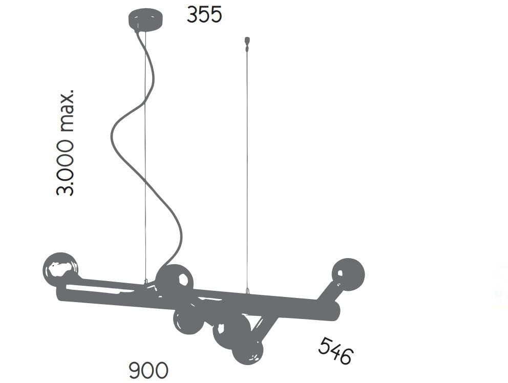 Металлический подвесной светильник Aromas del Campo Less ARCH-00024827 - Вид №2