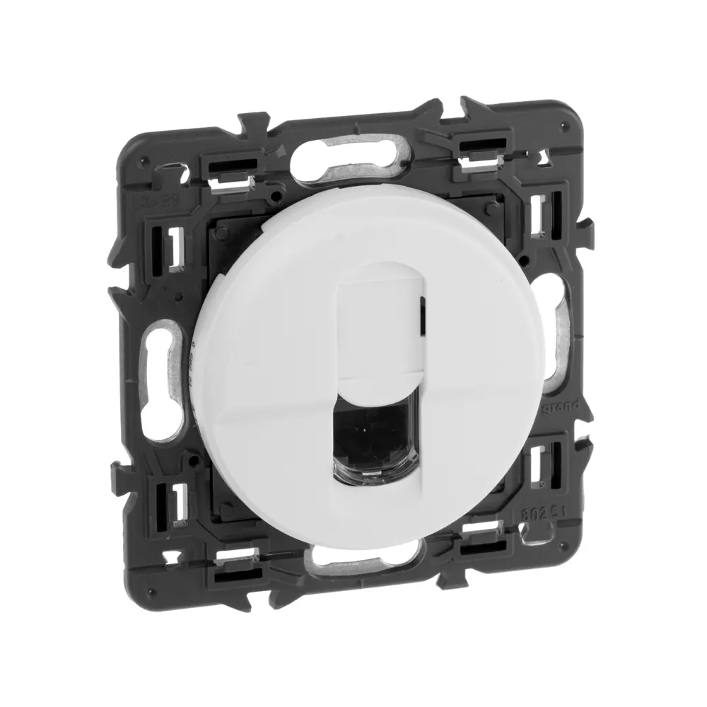 Розетка компьютерная Legrand Celiane RJ45 UTP cat 6 цвет белый STLM-2114344