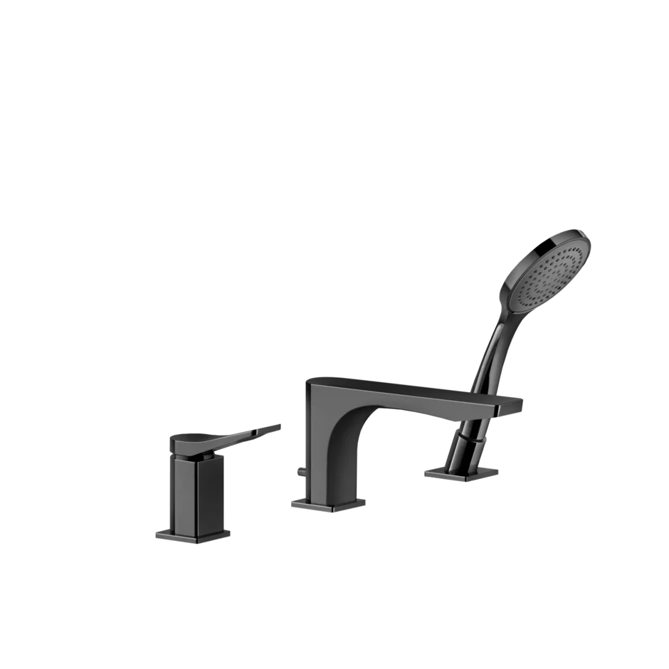 Смеситель для ванны 59037 706 Gessi Rilievo ЧЕРНЫЙ МЕТАЛЛ PVD 59037706