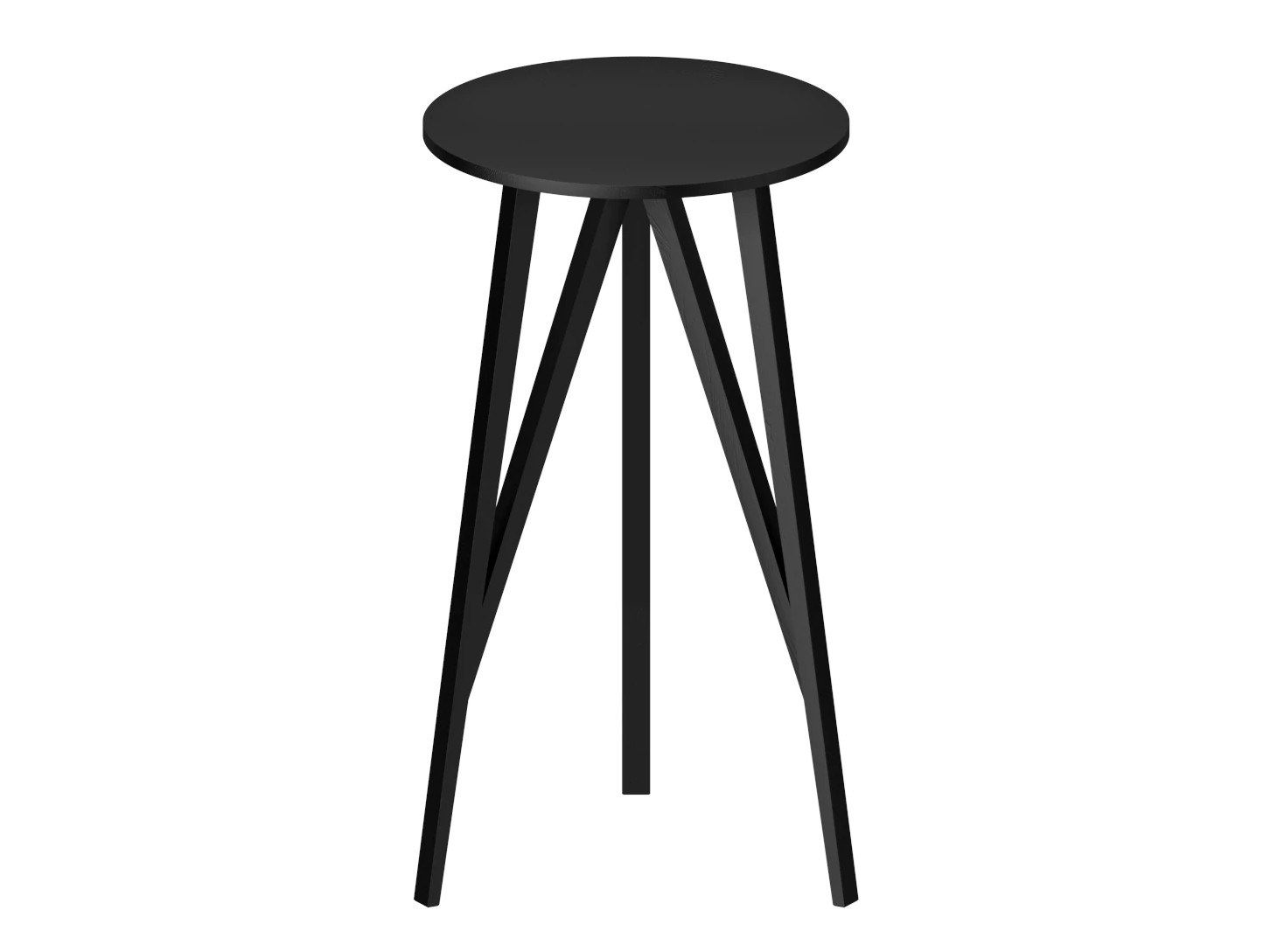 Высокий круглый деревянный стол LOEHR Faber ARCH-00043551 - Вид №7