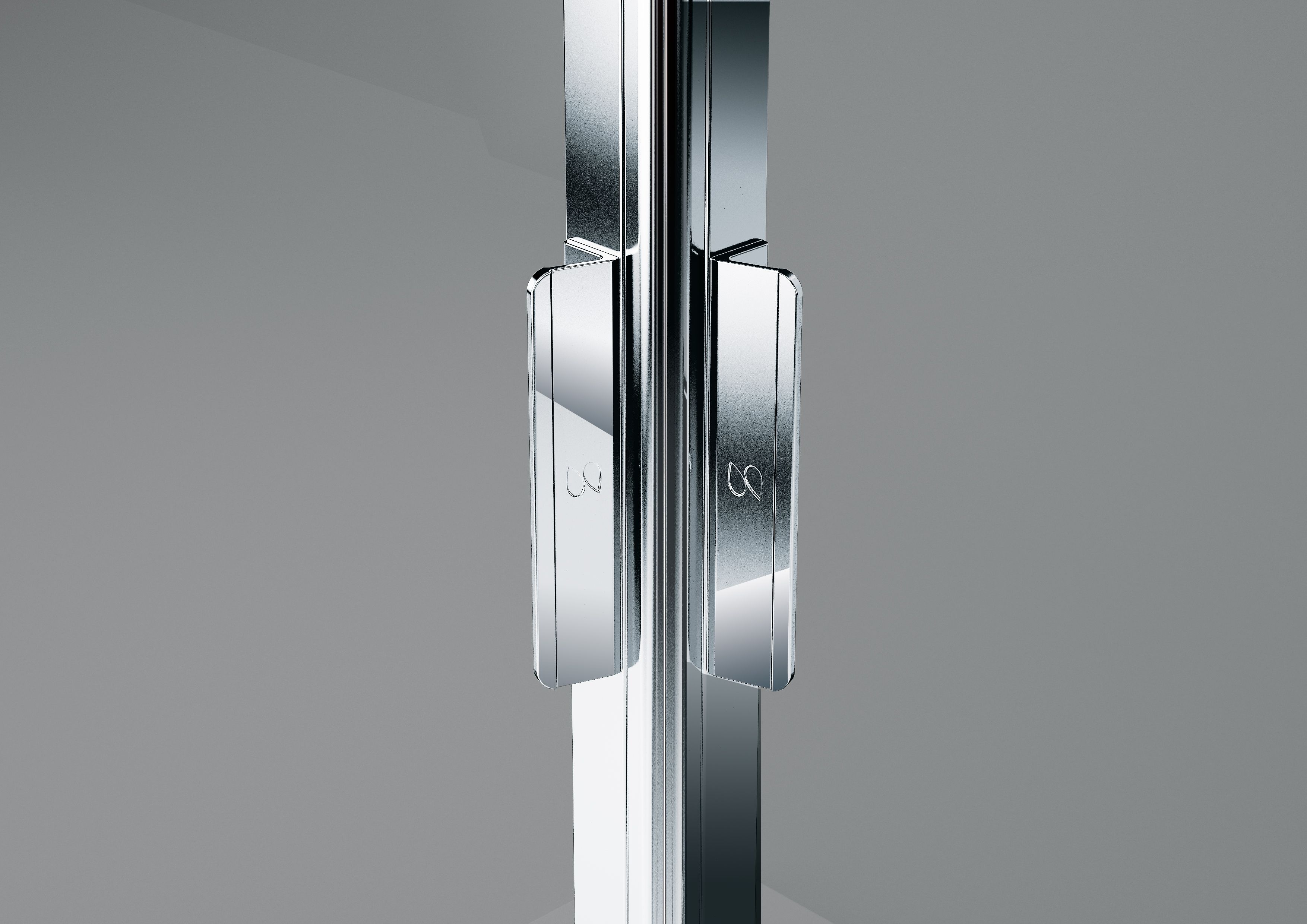 Угловая душевая кабина с распашной дверью Novellini Lunes ARCH-00135693 - Вид №2