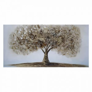 Картина фактурная в пастельных тонах 50х100 см коричнево-золотая Tomas Stern TOMAS STERN  00-3872619 Золото;коричневый;разноцветный