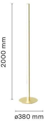 Flos Светодиодный торшер из экструдированного алюминия Home collection - pavimento sun-id-1414522 - Вид №3