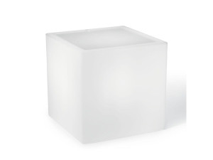 Светящийся квадратный садовый стол из полиэтилена